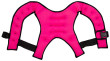 Zátěžová vesta 5 kg růžová Sharp Shape
