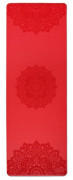 Podložka na jógu PU Blossom červená Sharp Shape